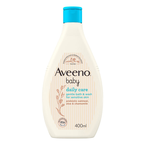 aveeno baby daily care gentle bath & wash 400ml