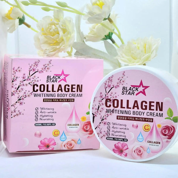 black star collagen whitening body cream made in korea