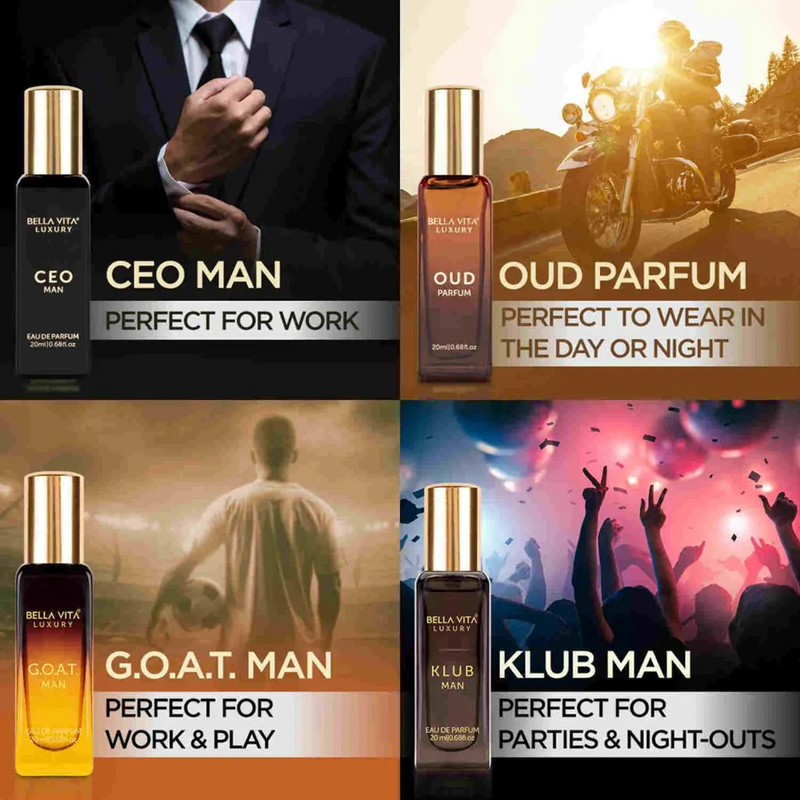 Luxury Perfume Gift Set For Him 4x20ml