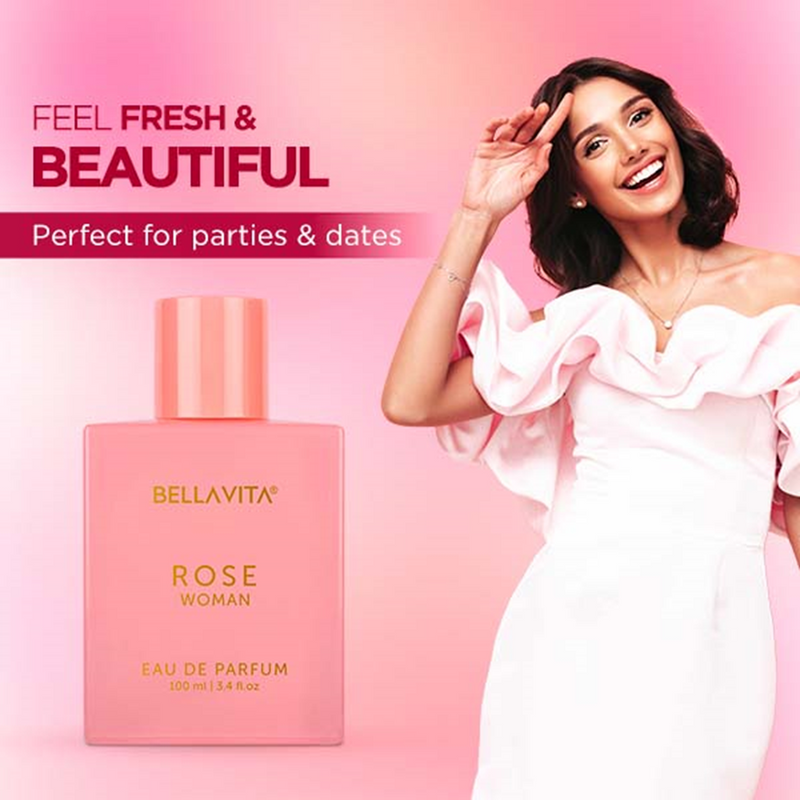 Bellavita Rose Woman Perfume 100ml