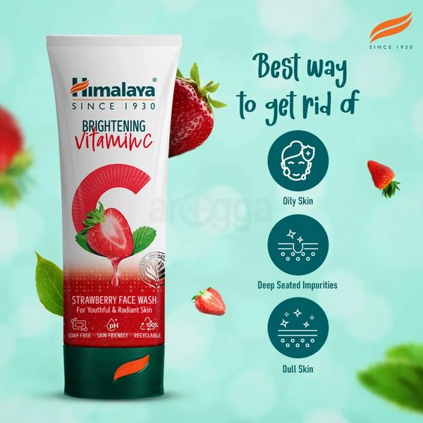 Brightening Vitamin C Strawberry Face Wash