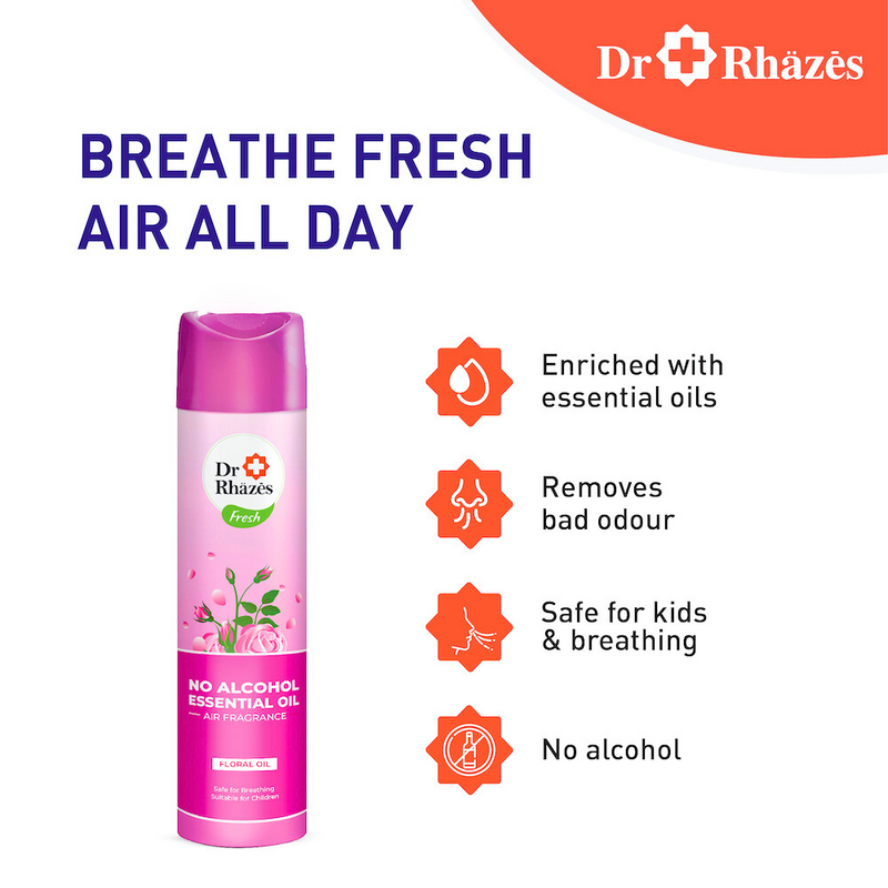 Dr Rhäzēs No Alcohol Essential Oil Air Fragrance Floral Oil 150g