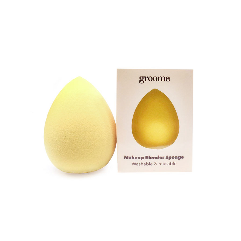 Groome Makeup Blender Sponge Yellow