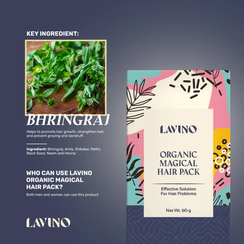 Lavino Organic Magical Hair Pack 60g