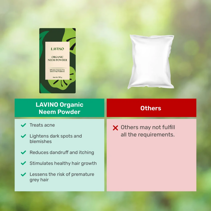 Lavino Organic Neem Powder 50g