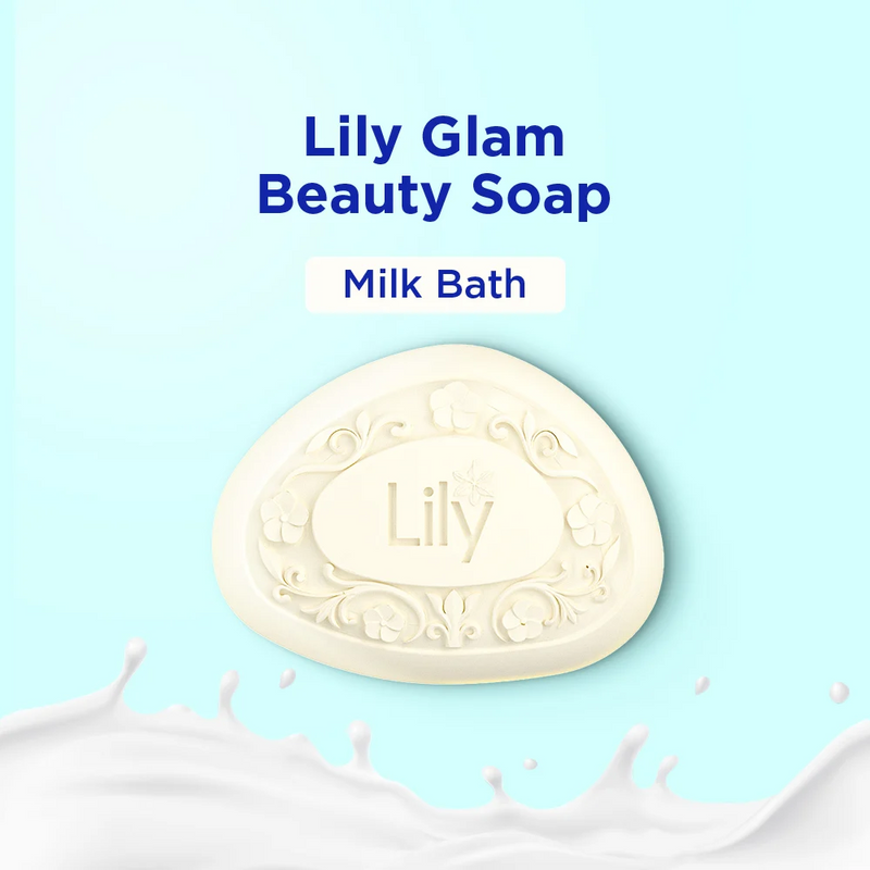 Lily Milk Bath Beauty Soap 100g