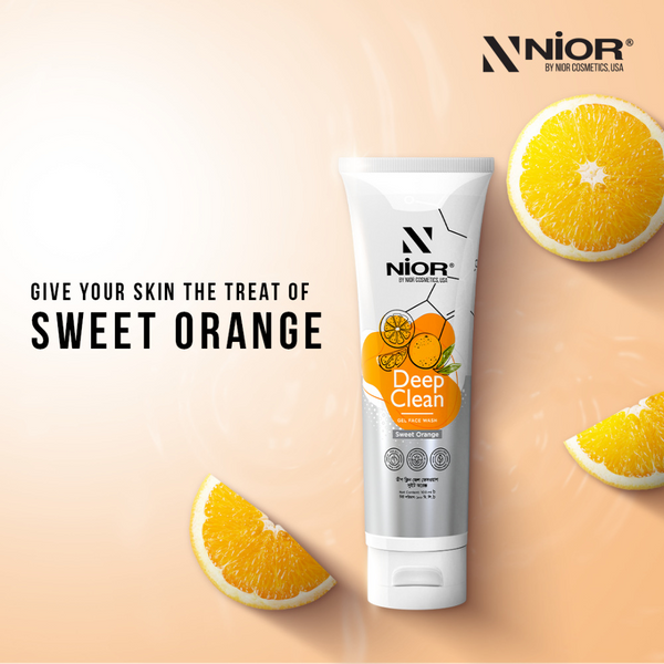 Nior Deep Clean Gel Face Wash Fresh Orange 100ml