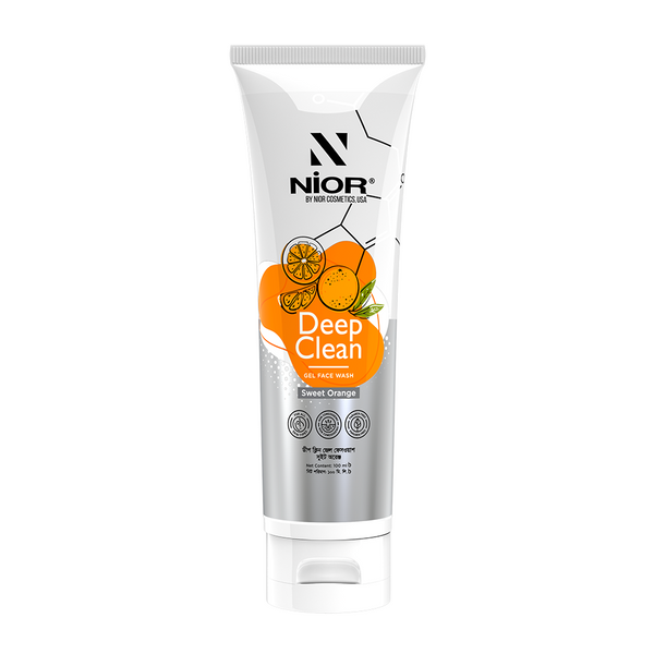 Nior Deep Clean Gel Face Wash Fresh Orange 100ml
