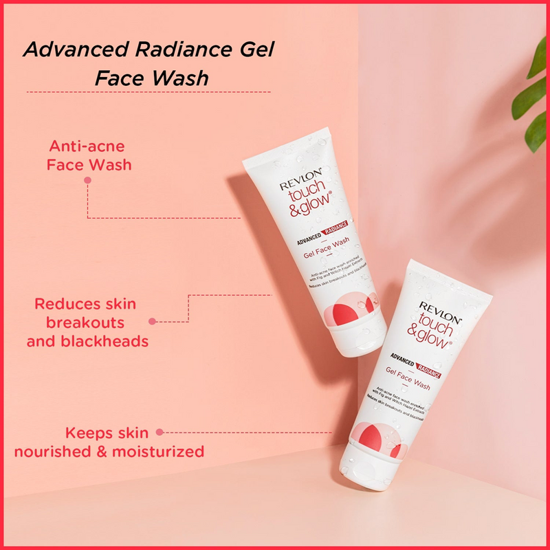 Revlon Touch & Glow Advanced Radiance Gel Face Wash 100ml