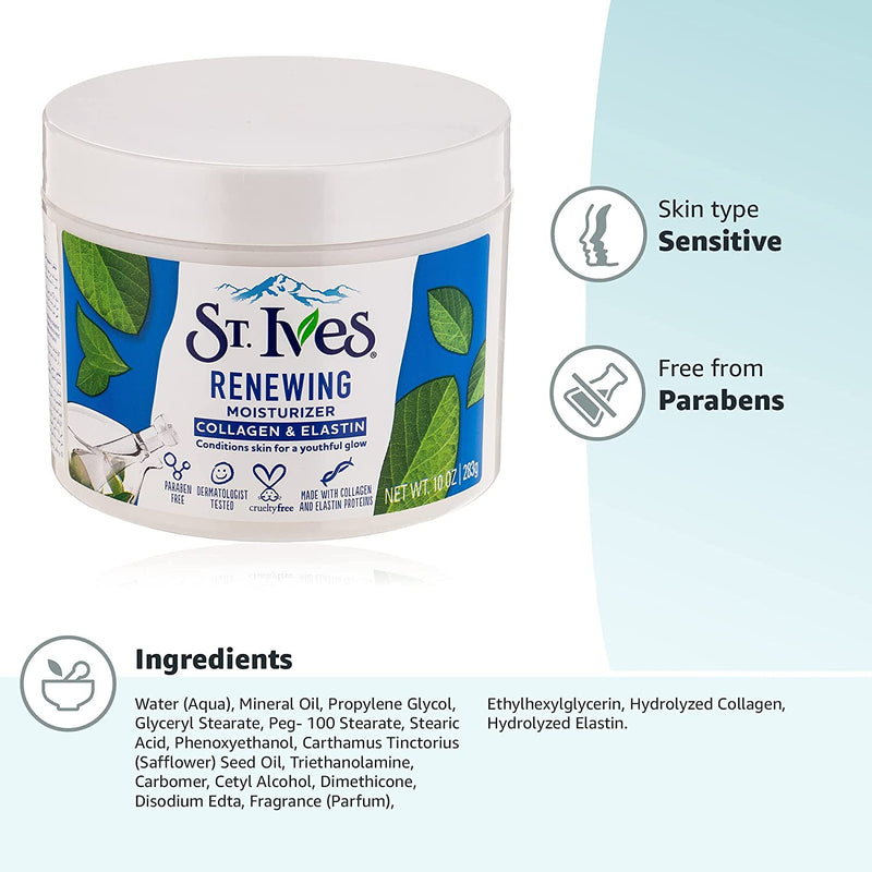 st ives moisturizer ingredients