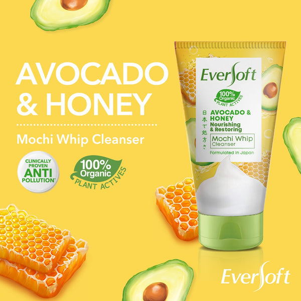 Eversoft Avocado & Honey Mochi Whip Cleanser 120g in BD