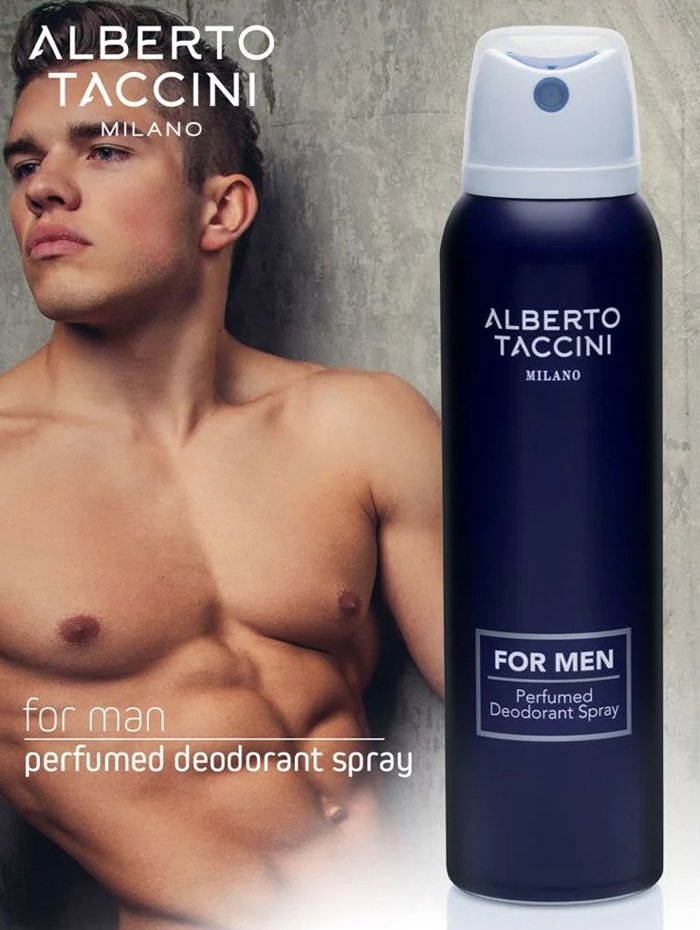 Alberto Taccini Perfumed Deodorant Spray For Men 150ml