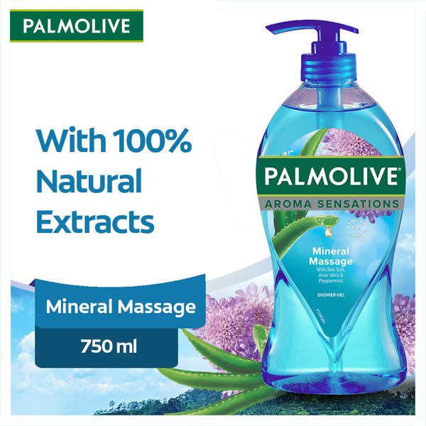 Palmolive Aroma Sensations Mineral Massage Shower Gel 750ml BD