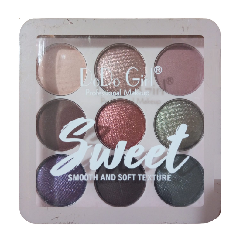 DoDo Girl Smooth and Soft Texture Eyeshadow Palette 02 BD