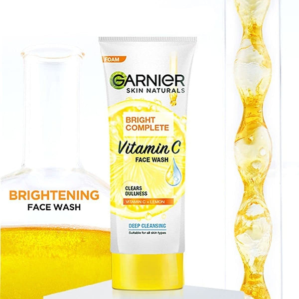 Garnier Bright Complete Brightening Face Wash 100g BD
