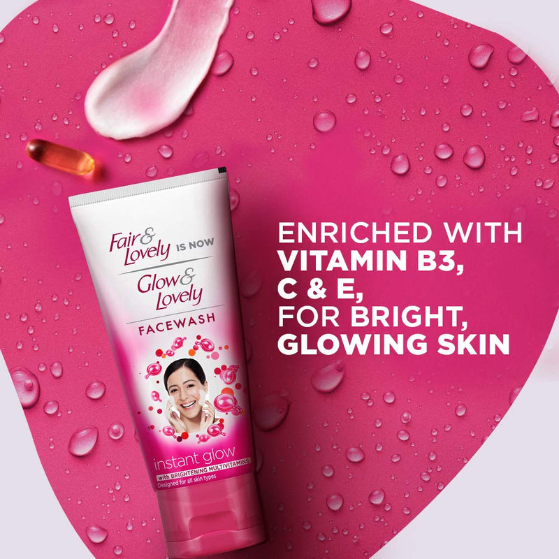 Glow & Lovely Instant Glow Face Wash with Brightening Multivitamins 100g BD