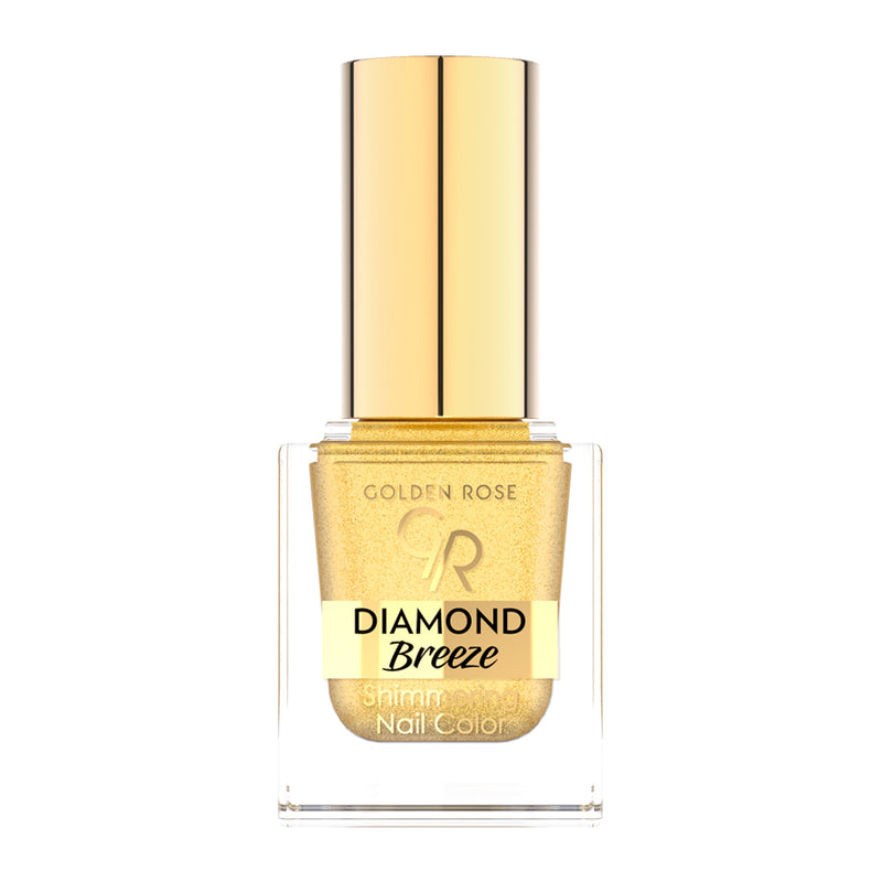 Golden Rose Diamond Breeze Shimmering Nail Color 01 24k Gold BD