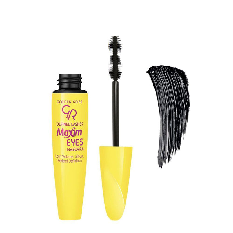 Golden Rose Defined Lashes Maxim Eyes Mascara Black 9.3ml with Texture BD