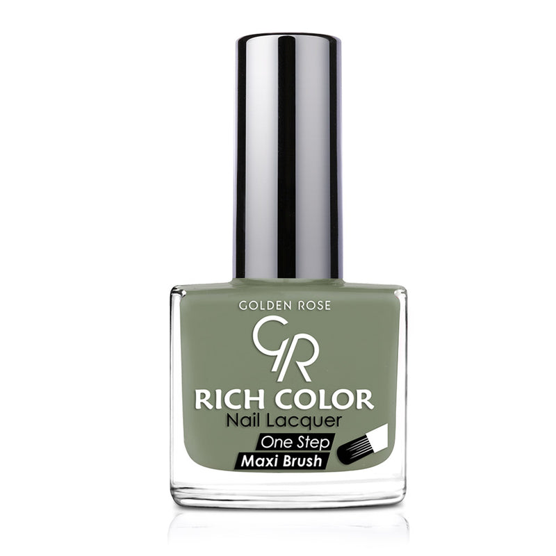 Golden Rose Rich Color Nail Lacquer 112 Camouflage Green BD
