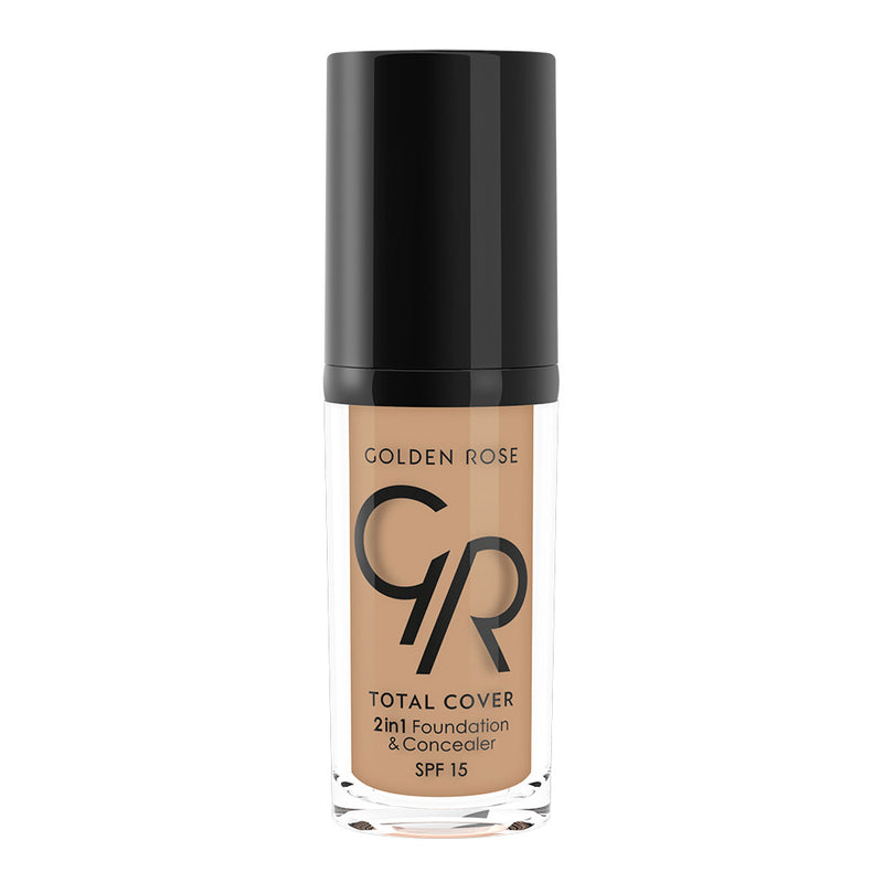 Golden Rose Total Cover 2in1 Foundation & Concealer 18 Cappuccino BD