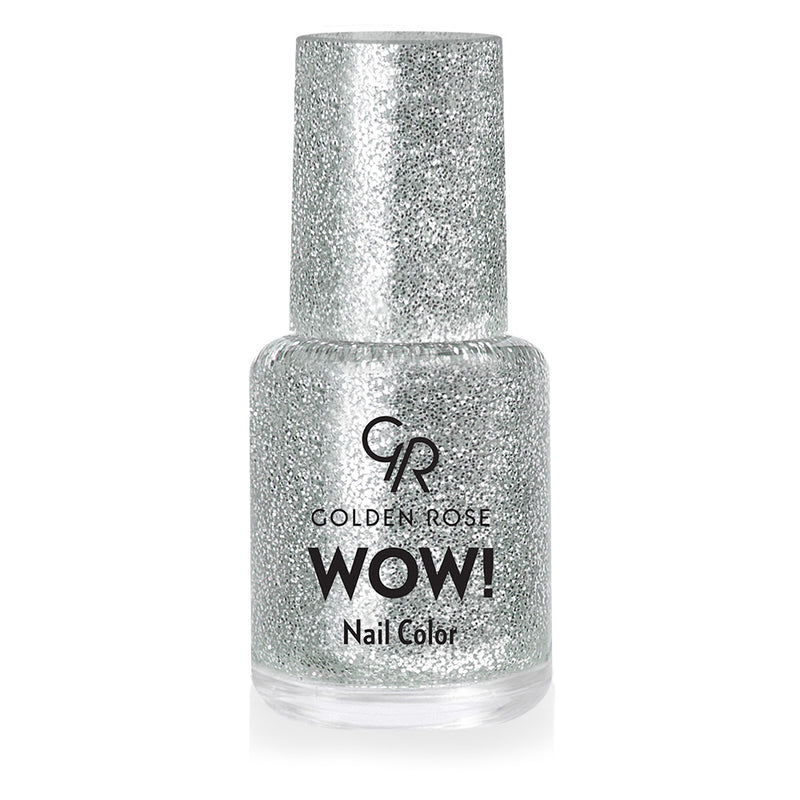 Golden Rose Wow! Nail Color 201 Silver Glitter BD