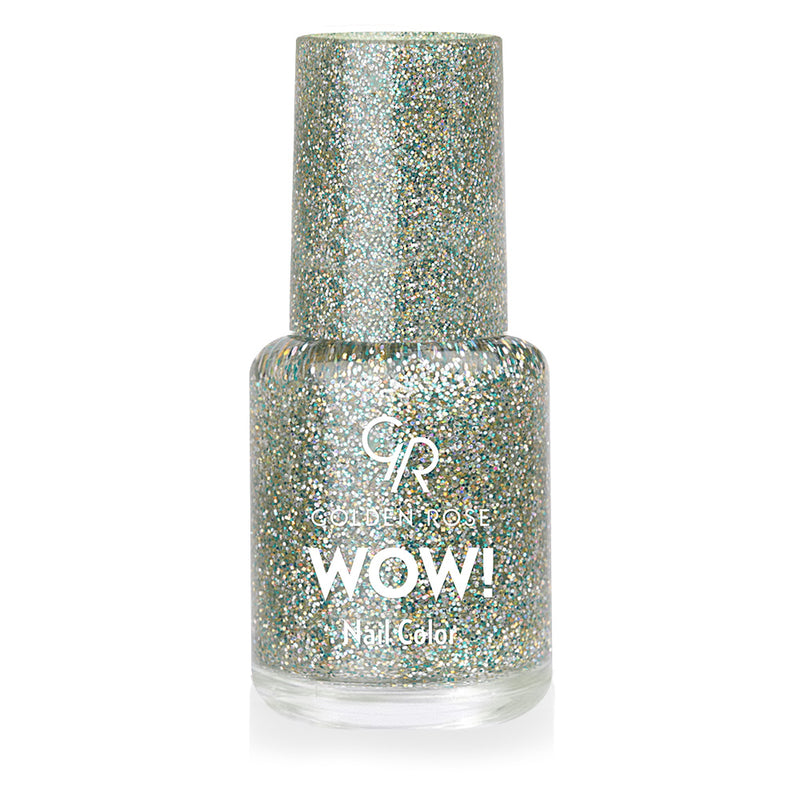 Golden Rose Wow! Nail Color 204 Holo Glitter BD
