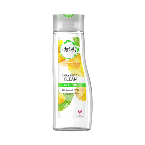 Herbal Essences Daily Detox Clean Golden Raspberry & Mint Shampoo 400ml BD