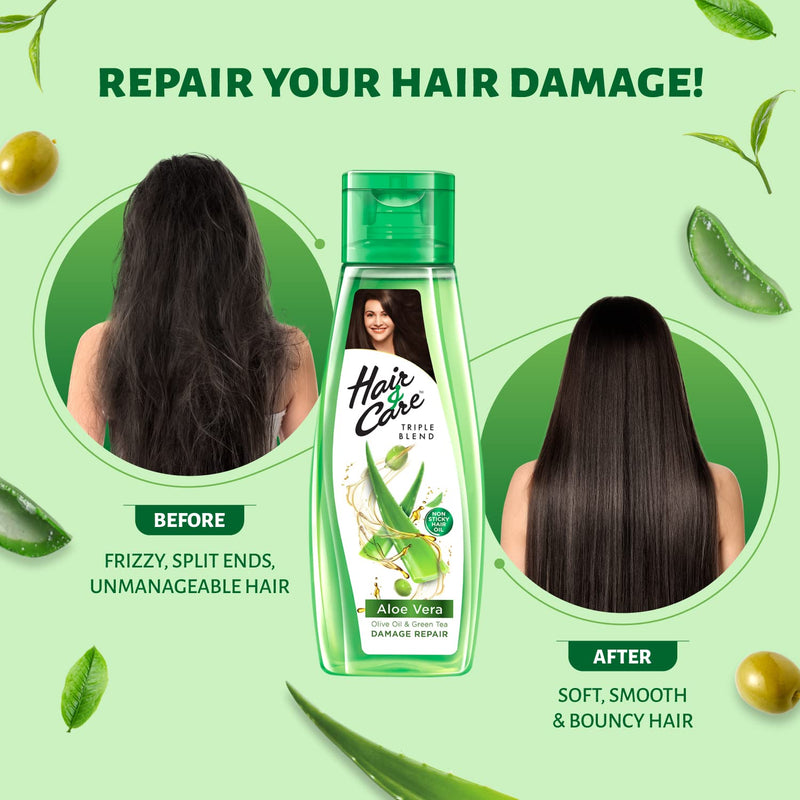 Hair & Care Aloe Vera Damage Repair Non-Sticky Hair Oil 200ml BD