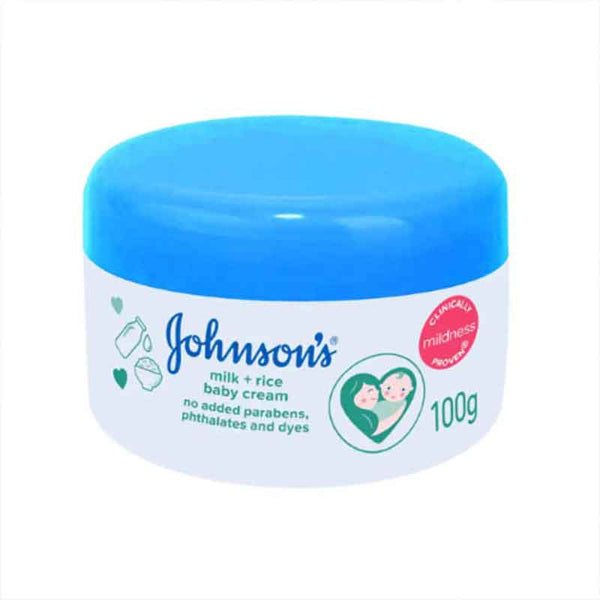 Johnson's Baby Milk + Rice Baby Cream 100g BD