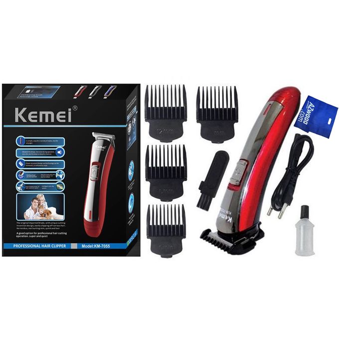 Kemei Rechargeable Hair Clipper Trimmer 7055