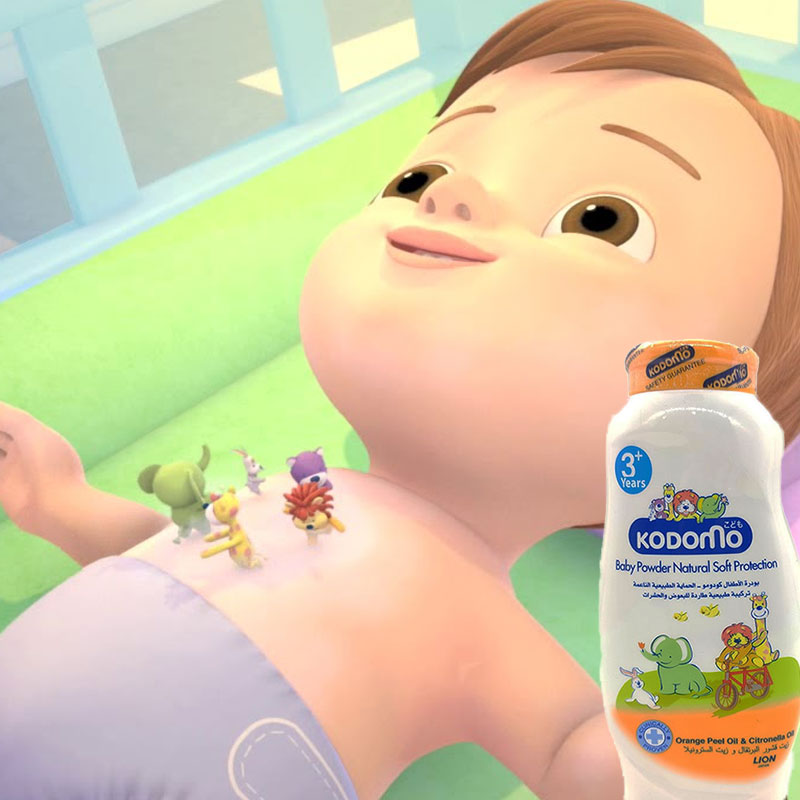 Kodomo Natural Soft Protect Baby Powder 200g BD