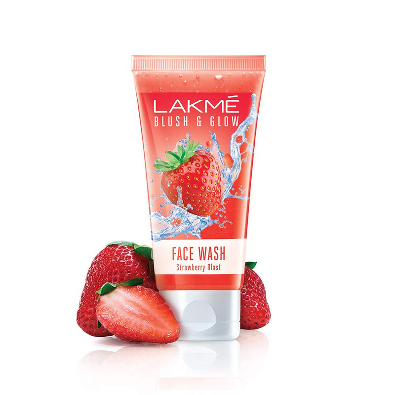 Lakmé Bush & Glow Strawberry Freshness Gel Face Wash 100g