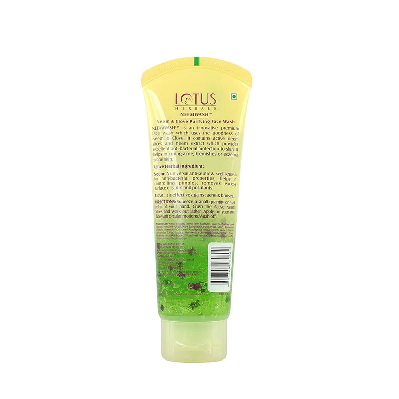 Lotus Herbals Neemwash Neem & Clove Purifying Face Wash 120g BD