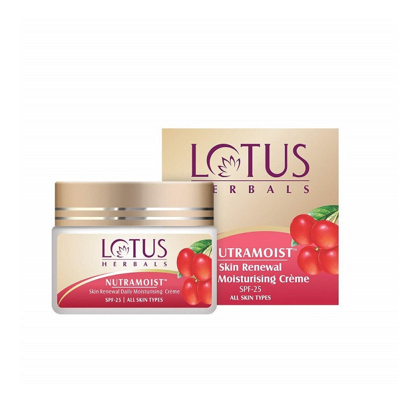 Lotus Herbals Nutramoist Skin Renewal Daily Moisturising Cream 50g BD