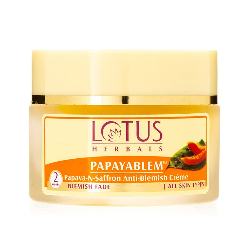 Lotus Herbals Papayablem Papaya-N-Saffron Anti-Blemish Cream 50g BD