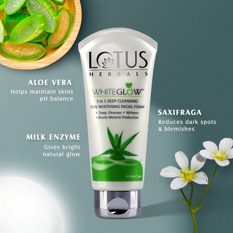 Lotus Herbals Whiteglow 3-In-1 Deep Cleansing Face Wash BD