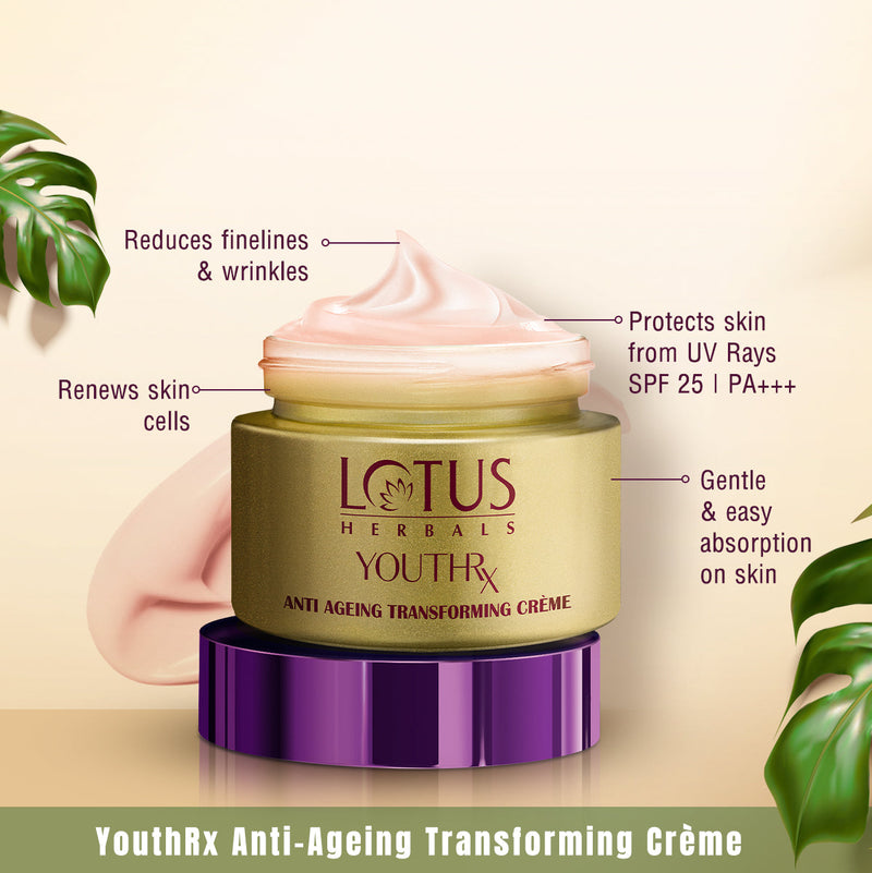 Lotus Herbals Youthrx Anti Aging Transformation Cream 50g