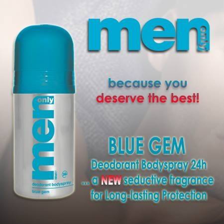 Men Only Blue Gem Body Spray 150ml BD