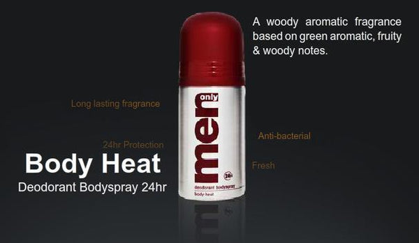 Men Only Body Heat Body Spray 150ml BD