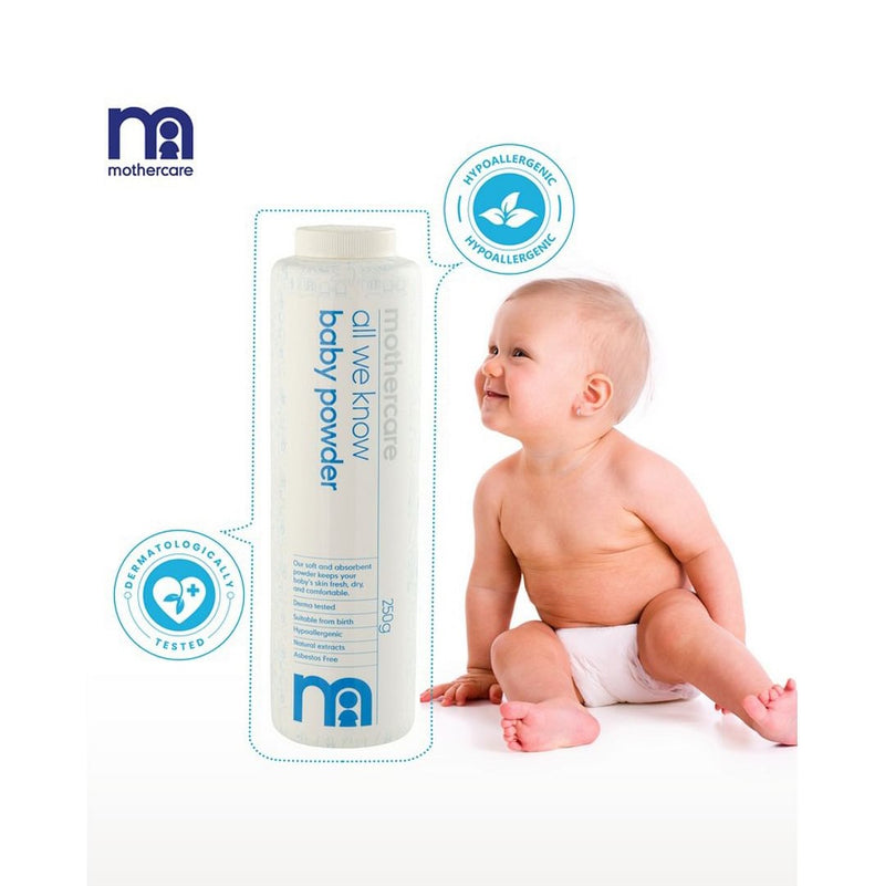 Mothercare All We Know Baby Powder 250g BD
