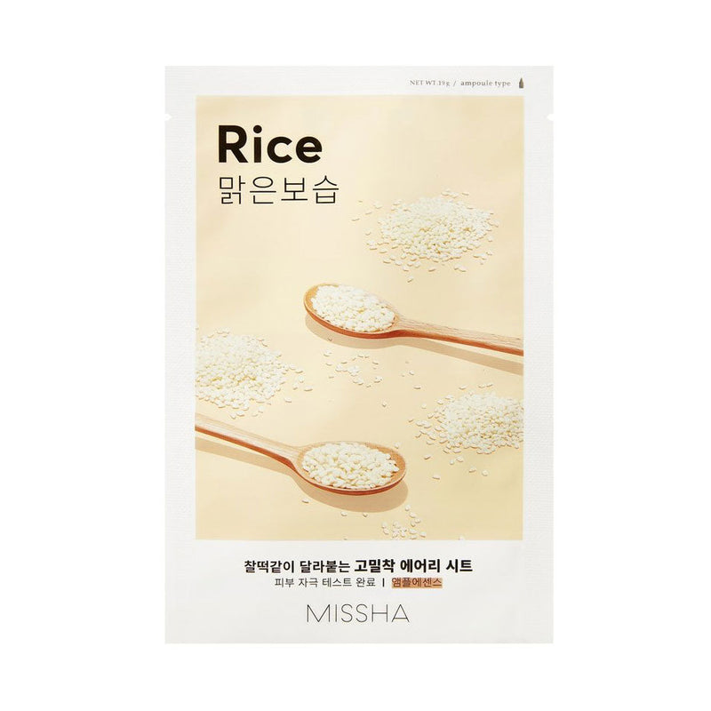 Missha Airy Fit Sheet Mask Rice 19g BD