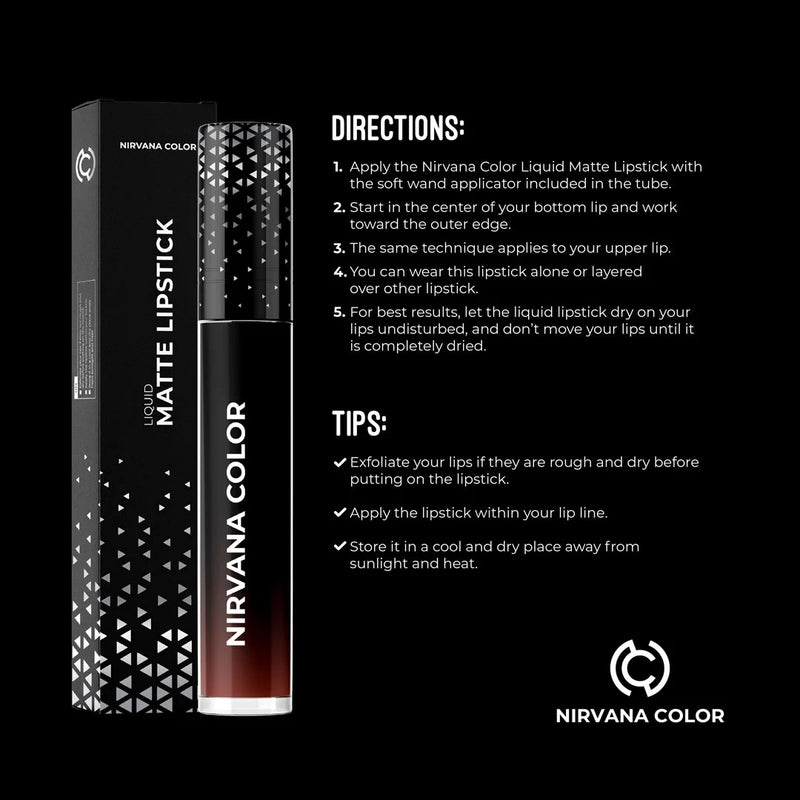 Nirvana Color Liquid Matte Lipstick BD