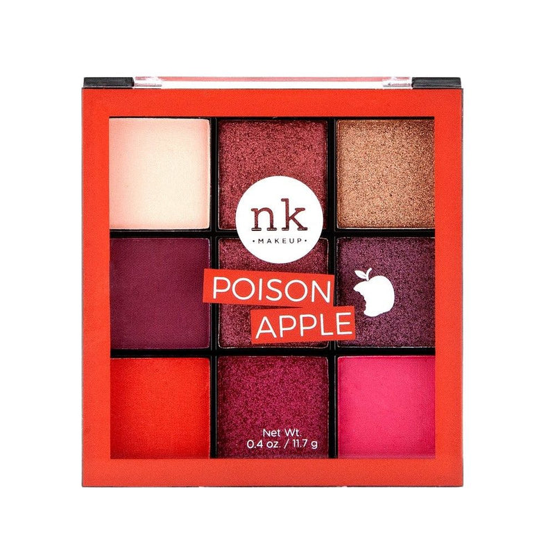 Nicka K Nine Color Eyeshadow Palette Poison Apple ES0902 BD