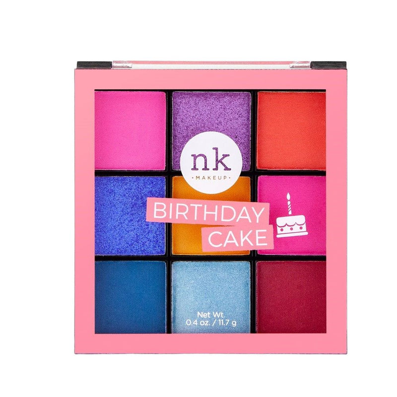 Nicka K Nine Color Eyeshadow Palette Birthday Cake ES0903 BD