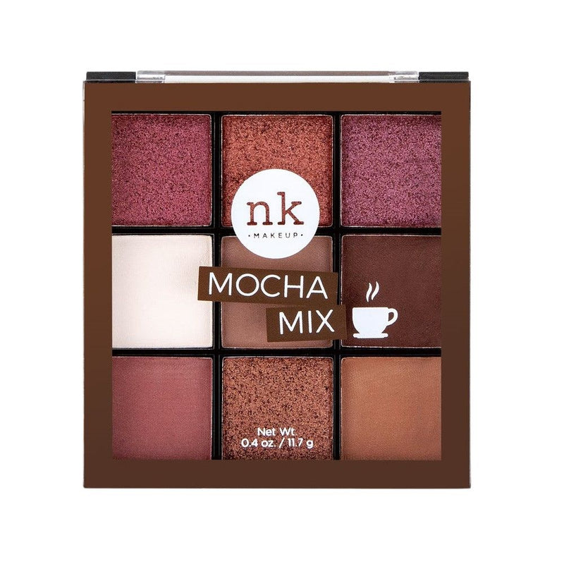 Nicka K Nine Color Eyeshadow Palette Mocha Mix ES0905 BD