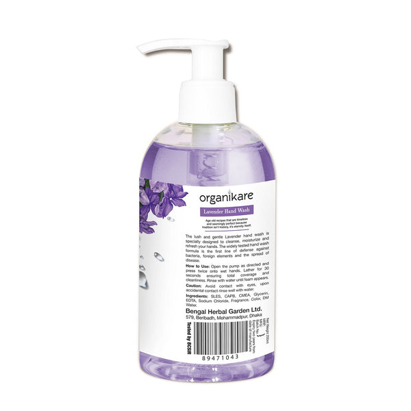 Organikare Lavender Hand Wash 250ml BD