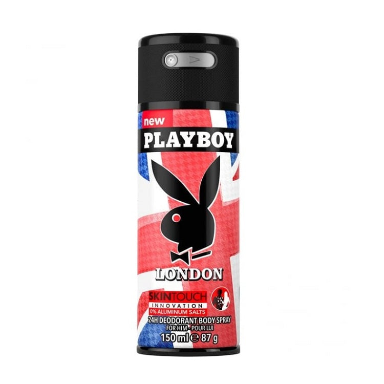 Playboy London SkinTouch Innovation Body Spray for Him 150ml BD