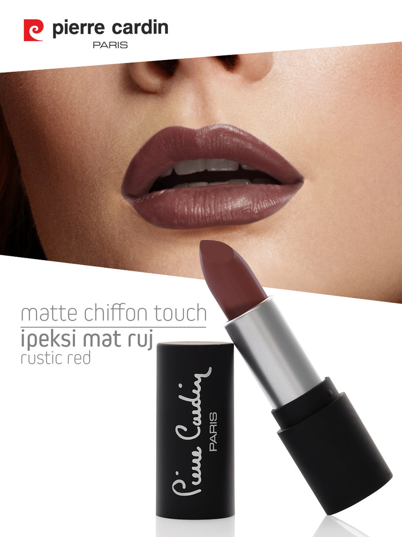 Pierre Cardin Matte Chiffon Touch Lipstick texture