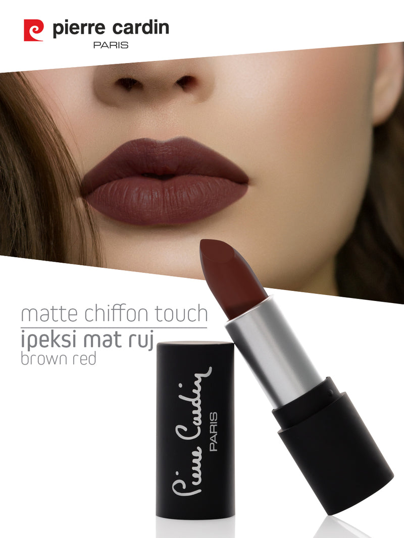 Pierre Cardin Matte Chiffon Touch Lipstick texture