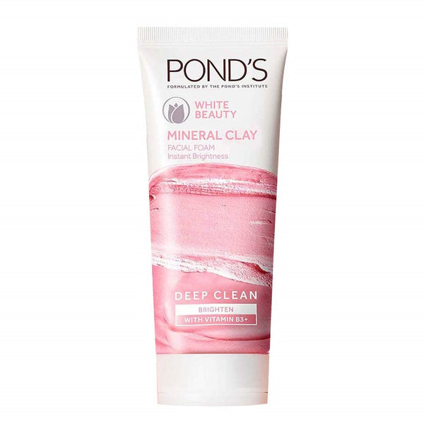 Ponds White Beauty Mineral Clay Face Wash Foam 90g BD